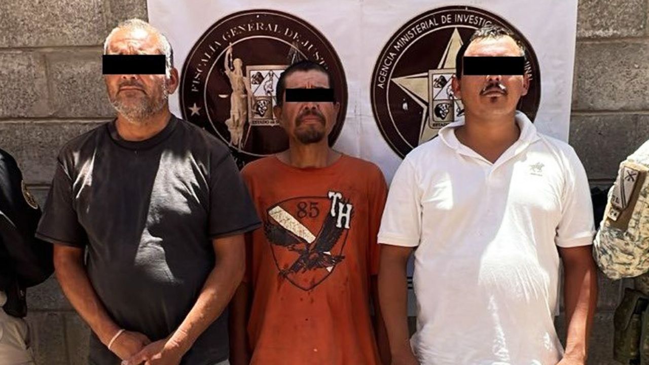 Sorprenden a tres sujetos con 35 envoltorios de metanfetamina al oriente de Hermosillo