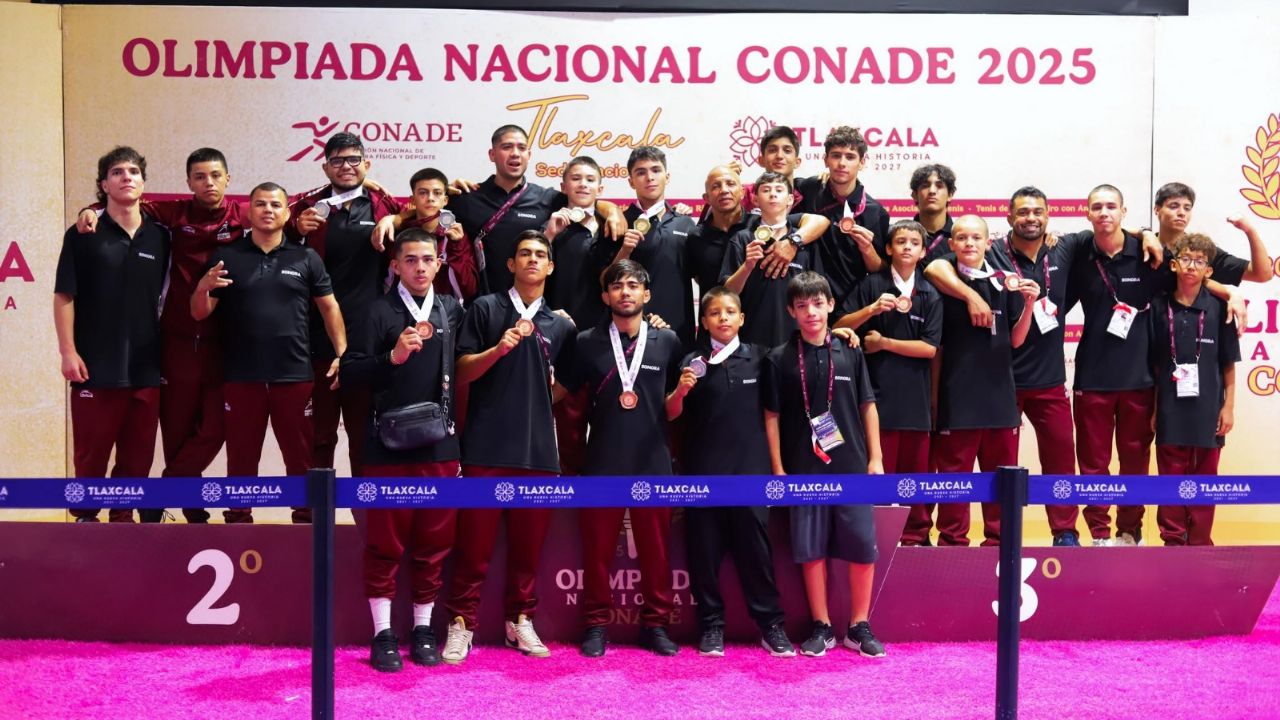Gladiadores sonorenses se lucen y tienen jornada de siete medallas en la Olimpiada Nacional