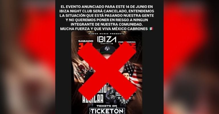 Emiliano Aguilar insulta a Policías estadounidenses durante protestas contra deportaciones