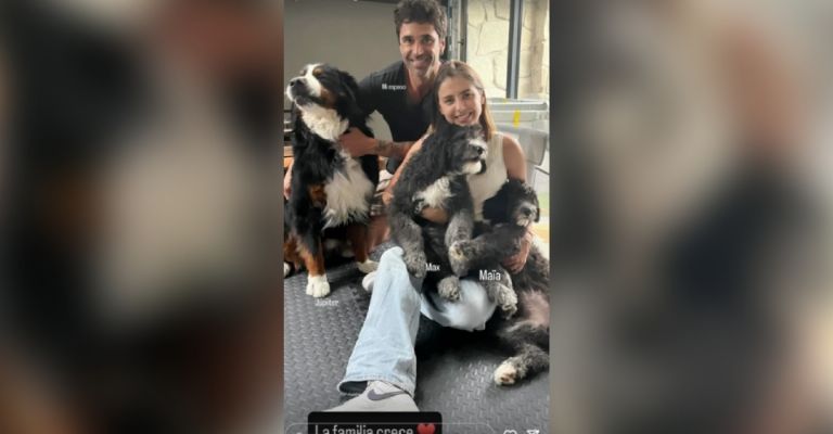 Michelle Renaud anuncia que agranda la familia con Matías Novoa
