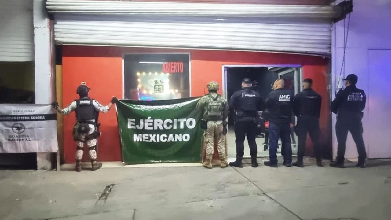 Aseguran a tres personas, droga, equipos tecnológicos y máquinas tragamonedas en Nogales
