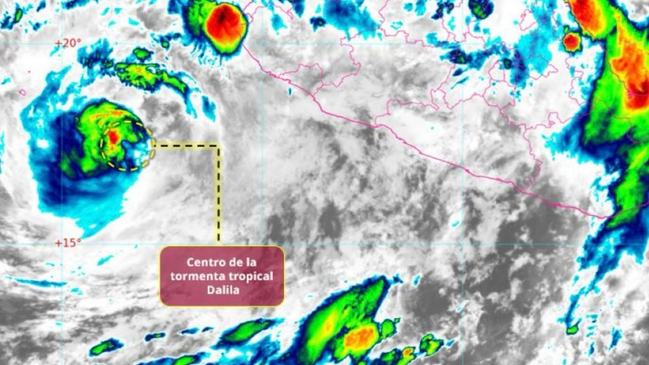 Tormenta Tropical ‘Dalila’ en México: ¿Cuáles serán sus efectos y trayectoria HOY 15 de junio?