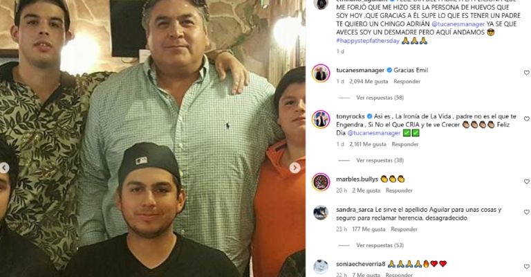 Leonardo Aguilar llama malagradecido a Emiliano Aguilar tras ignorar a Pepe Aguilar en el Día del Padre