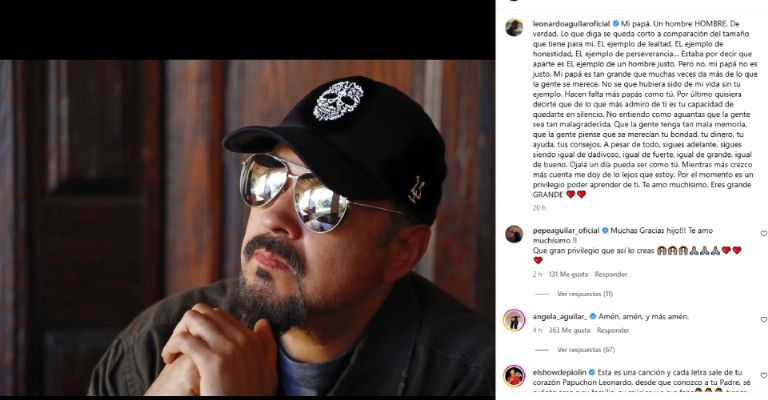Leonardo Aguilar llama malagradecido a Emiliano Aguilar tras ignorar a Pepe Aguilar en el Día del Padre