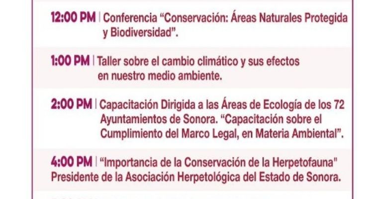 Programa aniversario del Centro Ecológico