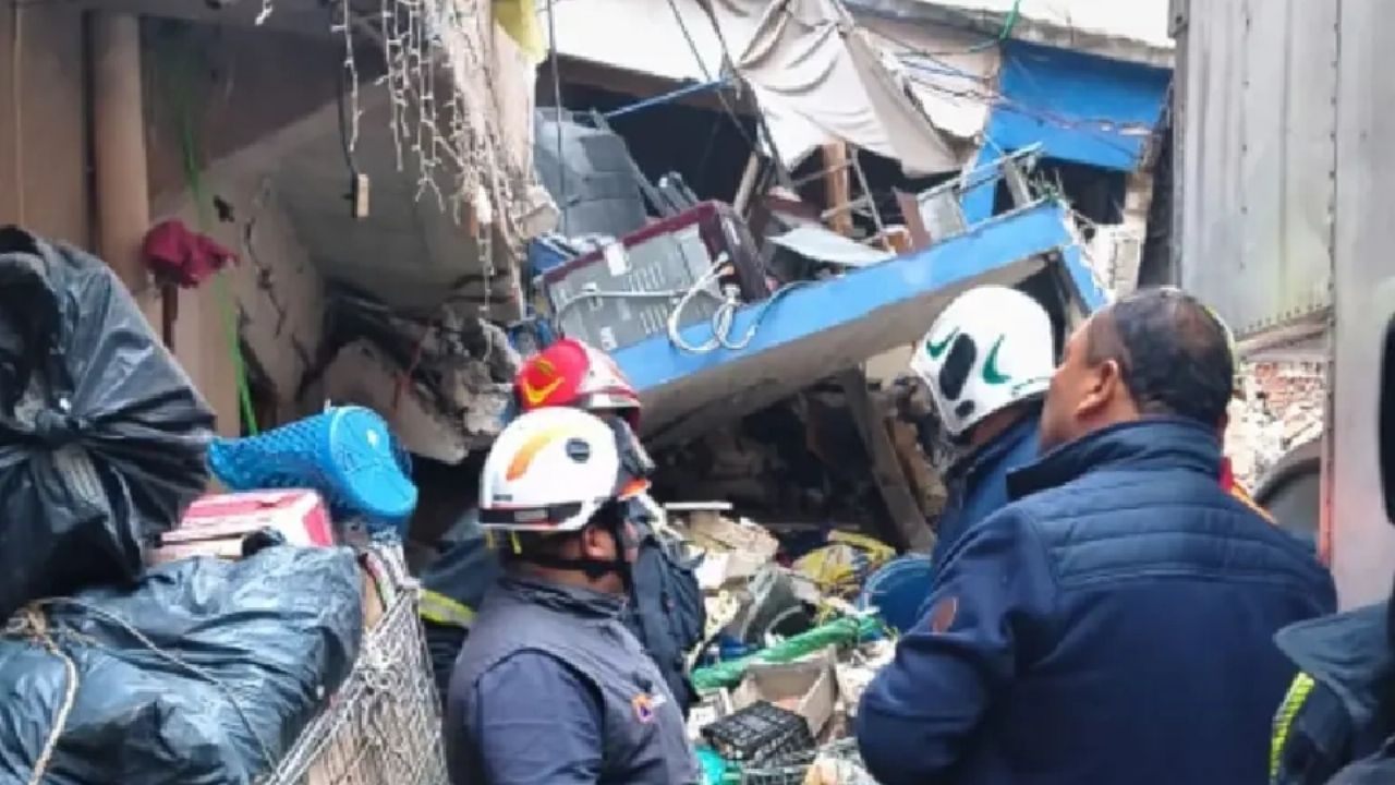Explosión por acumulación de gas en casa deja seis heridos y colapso de vivienda en CDMX