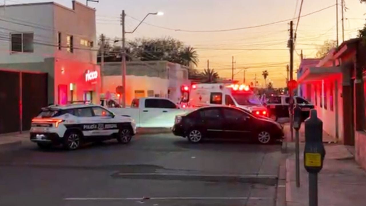 Balacera en pleno Centro de Hermosillo deja al menos una persona muerta y dos heridas