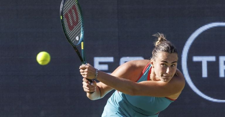Sabalenka logró imponer su calidad