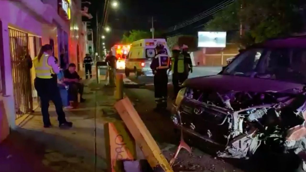 Precaución: Fuerte accidente en el Centro de Hermosillo moviliza a las autoridades