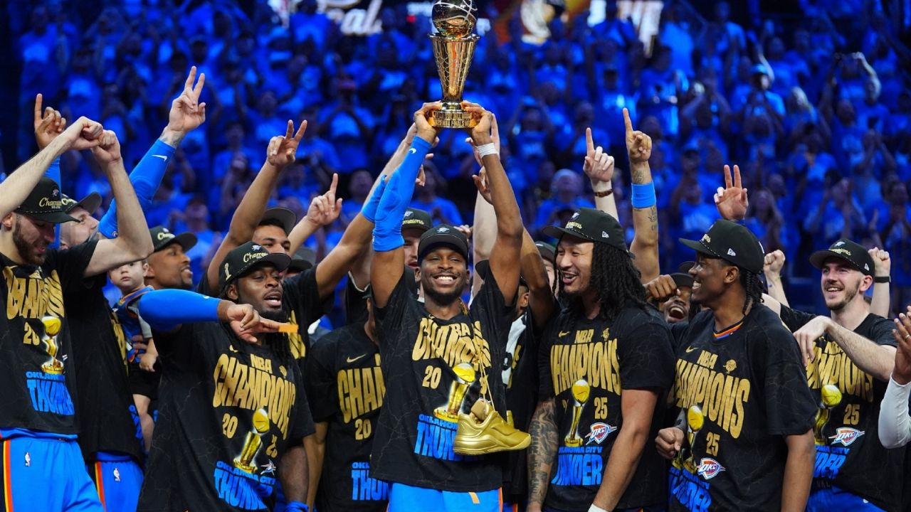¡Shai Señor! El Oklahoma City Thunder es por primera vez campeón de la NBA