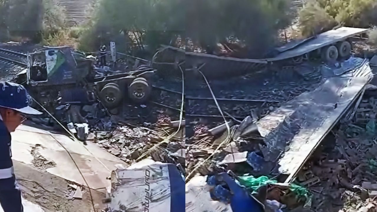 Vuelca tráiler en carretera de Sonora; reportan una mujer muerta y dos personas heridas