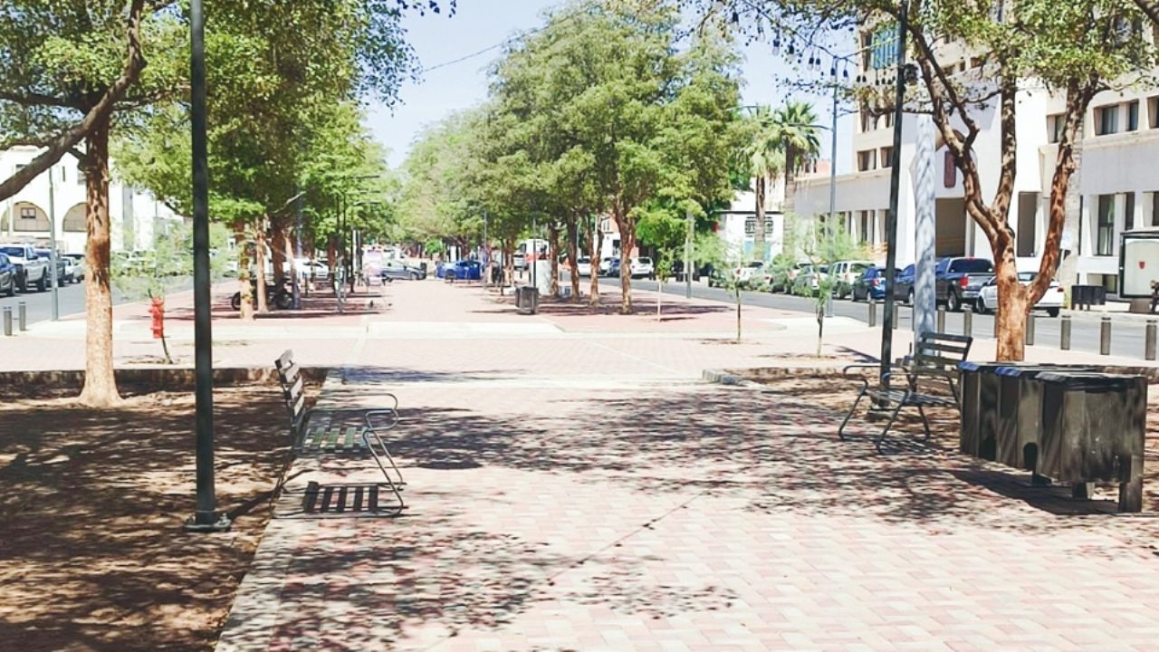 Ayuntamiento de Hermosillo e INAH revisarán obras en camellón del bulevar Hidalgo