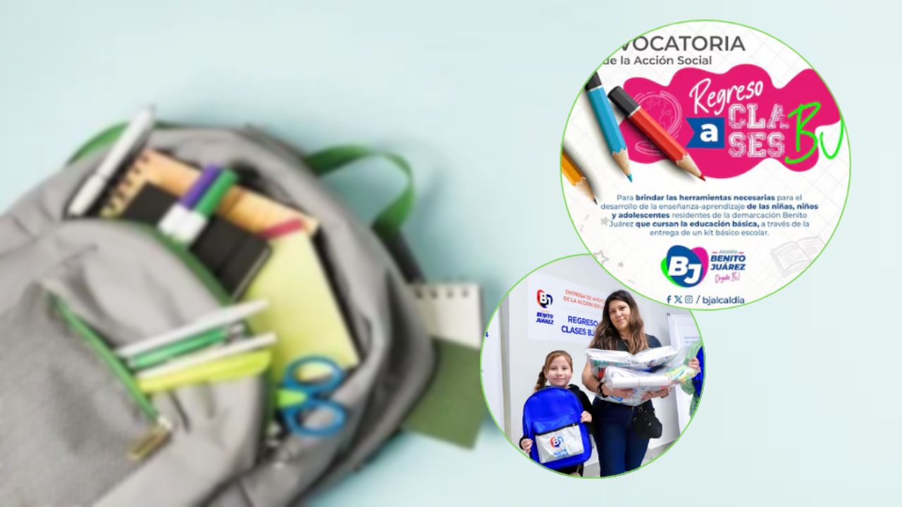 ‘Regreso a clases BJ’: apoyo económico de la alcaldía Benito Juárez en la CDMX