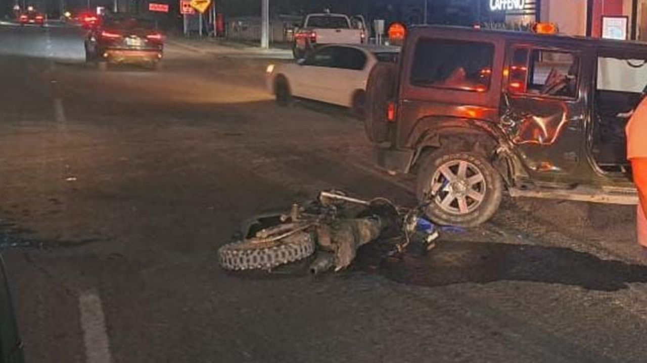 Accidentes se mantienen a la alza en Guaymas; motociclistas encabezan lista de choques