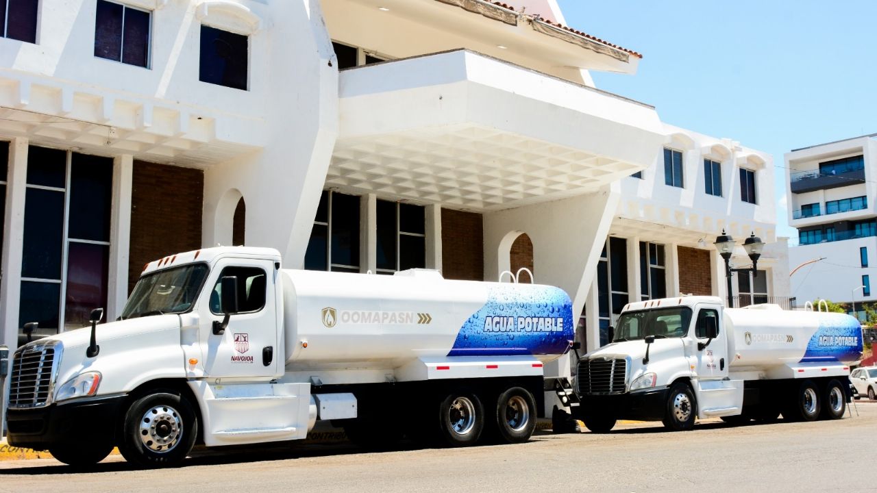 Oomapas Navojoa cuenta con dos pipas más para abastecer al sector oriente