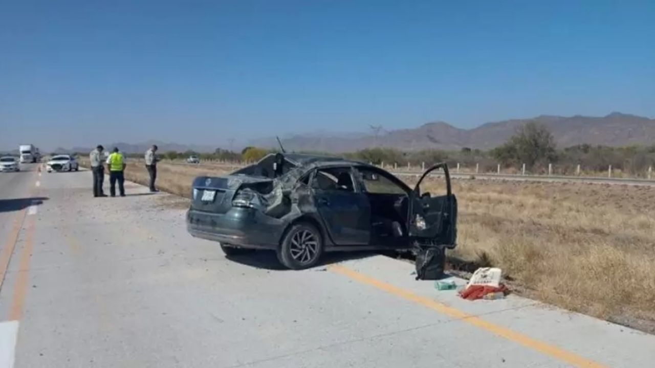 Niño de tres años resulta lesionado en volcadura de carretera antes de llegar a Santa Clara