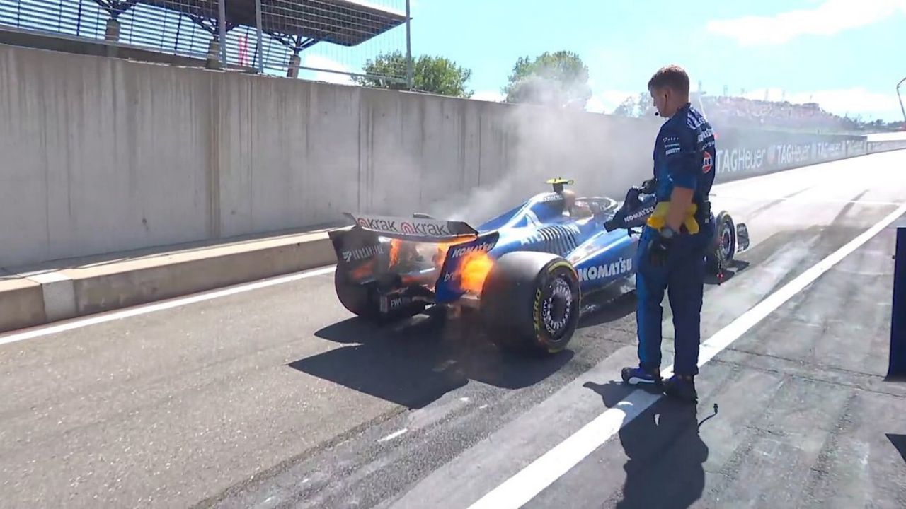 (VIDEO) GP de Austria 2025: Carlos Sainz queda fuera tras incendio; ¿qué ocurrió?