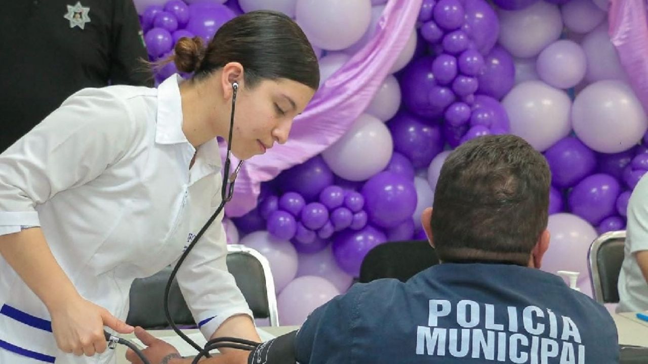 Salud Municipal de Cajeme lleva chequeos de presión para prevenir y detectar enfermedades