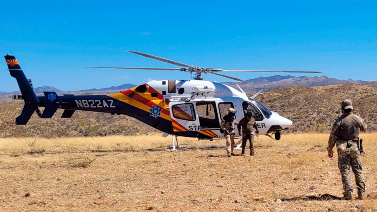 Rescatan a cinco migrantes al norte de Nogales; dos presentaban deshidratación