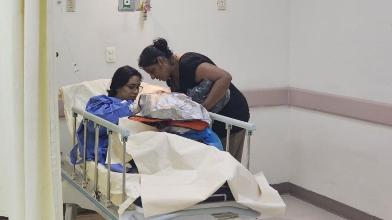 Madre da a luz, mientras padres evacuaban por Barry comunidad de González, Tamaulipas