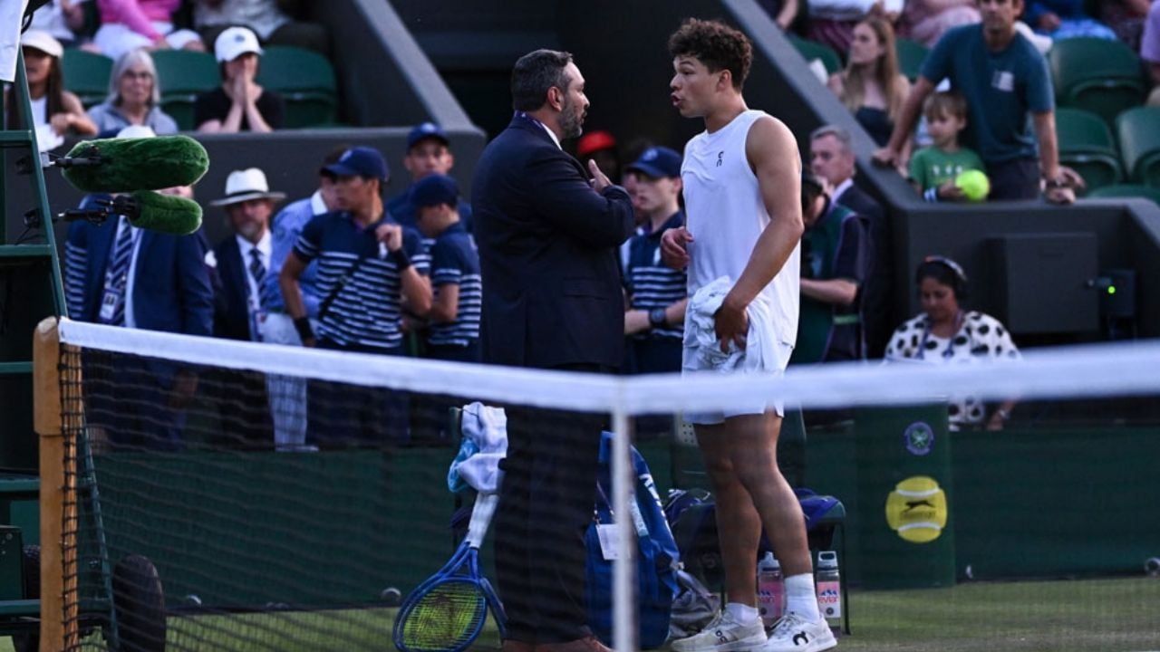 Ben Shelton servía para ganar cuando su partido se suspende por falta de luz