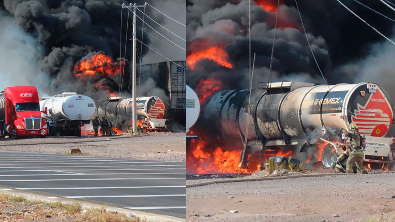 Tras choque de tren y pipa, Bomberos de Cajeme se dicen preparados para grandes siniestros