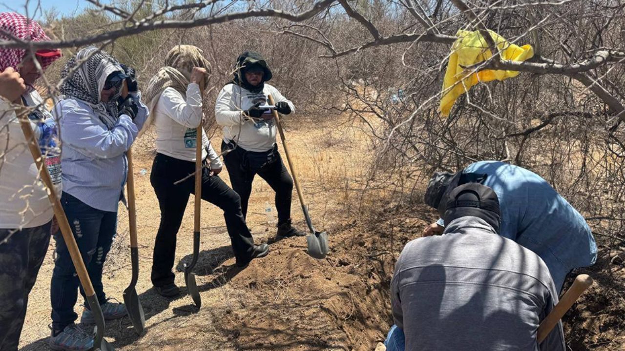 Guerreras podrían retomar acciones la próxima semana en panteón clandestino del Valle del Yaqui