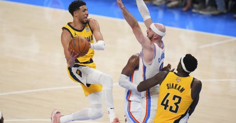 Haliburton se lesionó en la final ante el Thunder