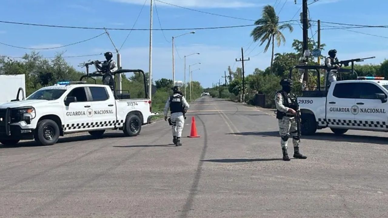 En Navolato: Enfrentamiento entre grupo armado y guardia nacional deja un civil herido