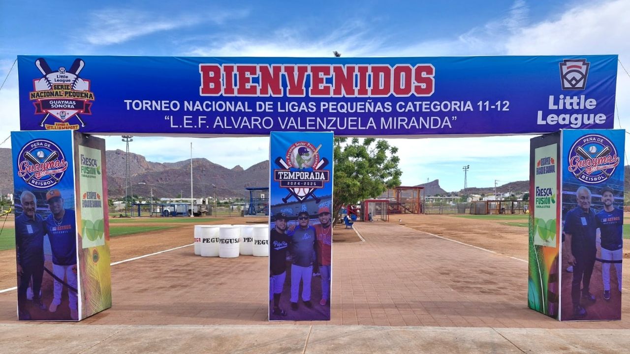 En cuestión de horas iniciará en Guaymas la Serie Nacional Pequeña de Beisbol