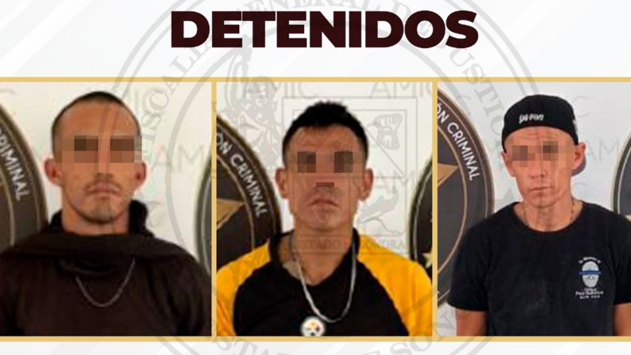 Caen tres peligrosos criminales en Hermosillo; uno es el líder de una célula criminal