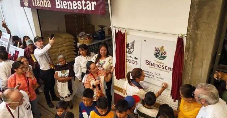 La presidenta ha inaugurado varias Tiendas del Bienestar