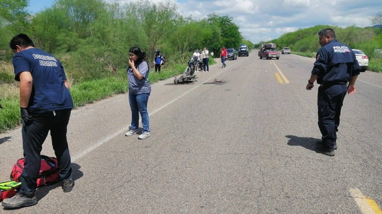 Fatal accidente en Sonora: Joven motociclista pierde la vida tras impactante choque