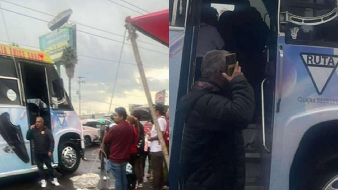 Balean a conductor de camión frente a su madre en el Estado de México: “¡Es mi hijo!”