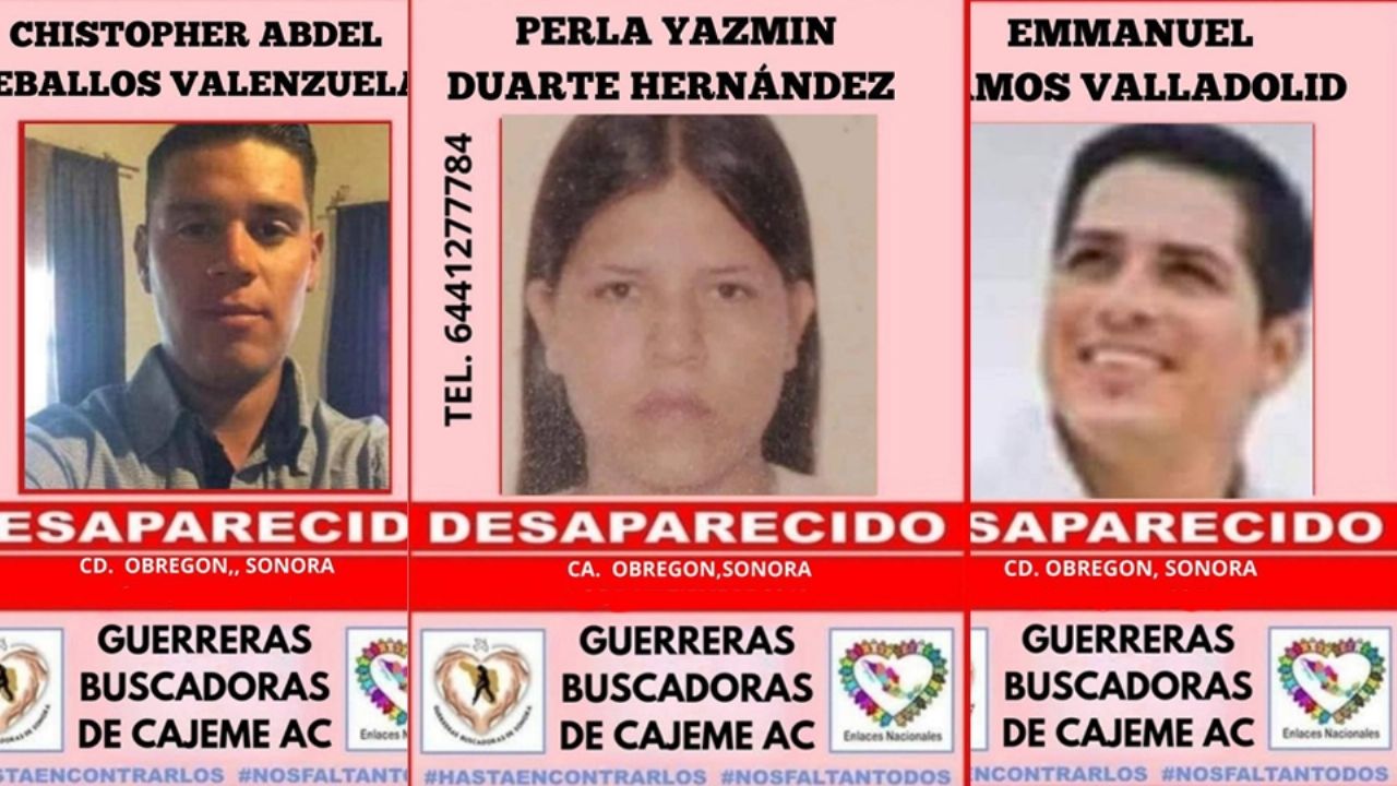 Tenían años desaparecidos: Identifican otros tres cuerpos hallados en el Valle del Yaqui