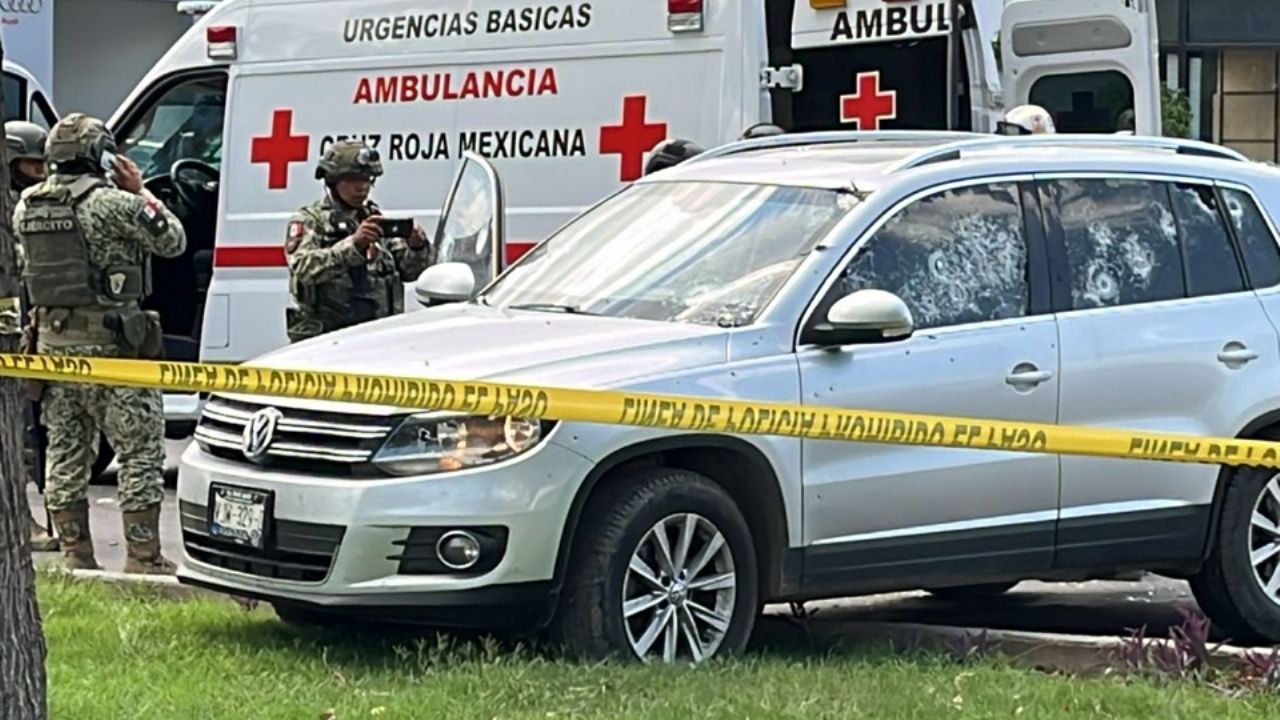 VIDEO: Ejecutan a comandante ‘Nitro’ en Culiacán; lo rafaguearon en camioneta blindada