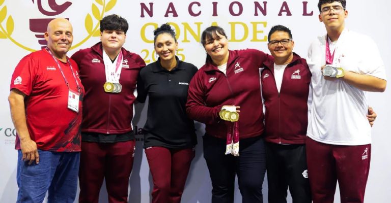 Con una gran actuación de los pesistas sonorenses; la entidad incrementó significativamente su total de medallas a 211 en la Olimpiada Nacional