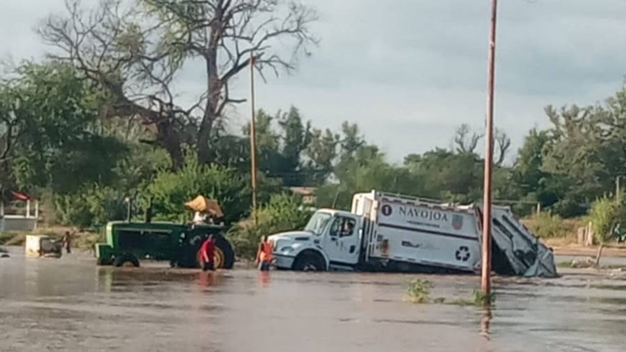 Temporada de lluvias representa un gran reto para la recolección de basura en Navojoa
