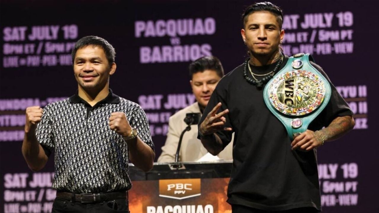 Leyenda del boxeo regresa al ring: Dónde ver EN VIVO la pelea de Manny Pacquiao vs Mario Barrios