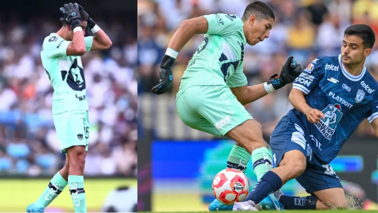 Llenan de críticas a Rodrigo Parra, portero de Pumas por errores en la derrota ante el Pachuca