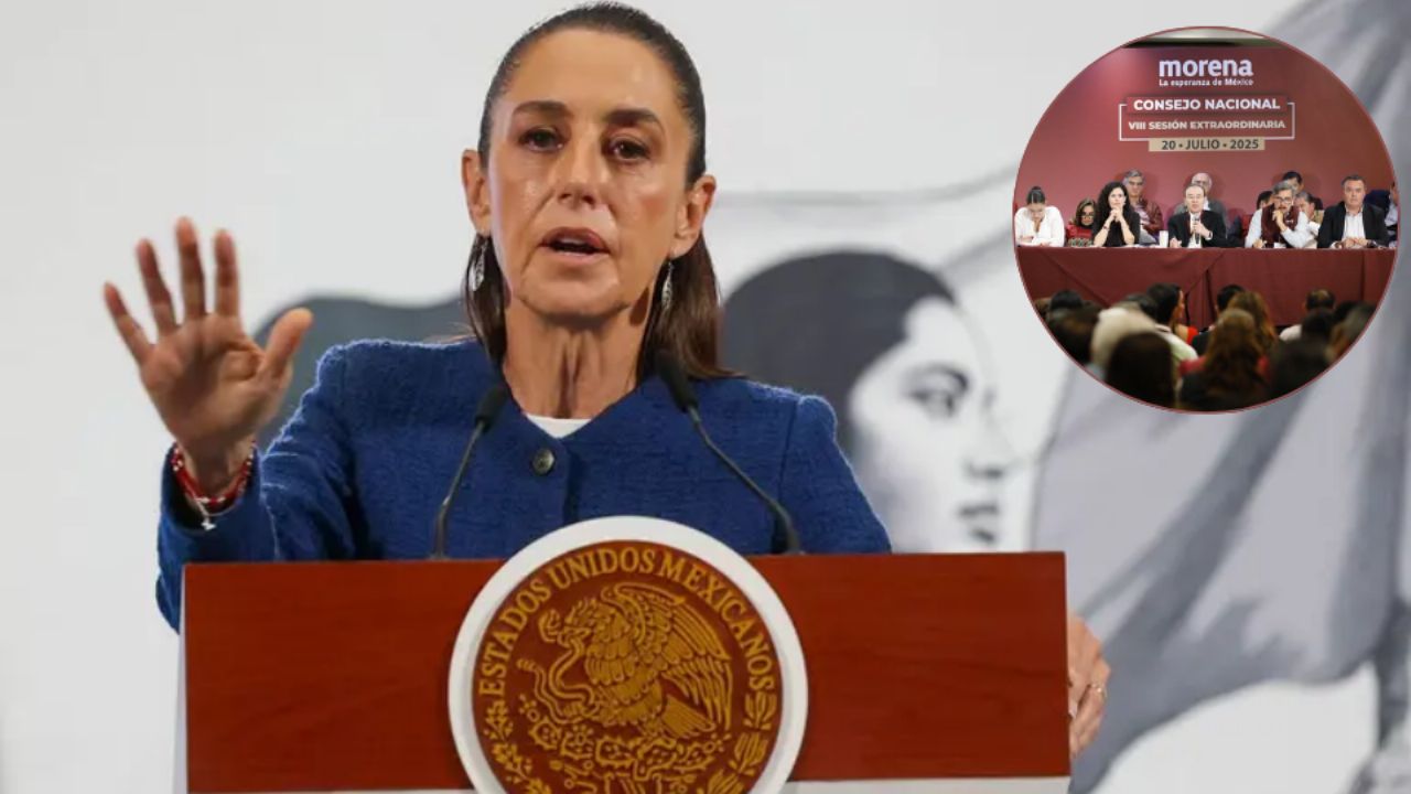 “Mejorando cada vez más”, esto dijo Sheinbaum de la reunión del Consejo Nacional de Morena