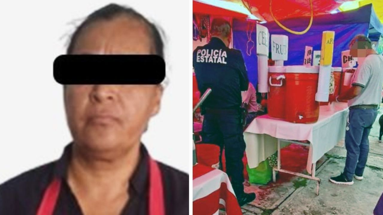 Arrestan a tianguera que usaba su puesto de aguas frescas para vender droga en Hidalgo