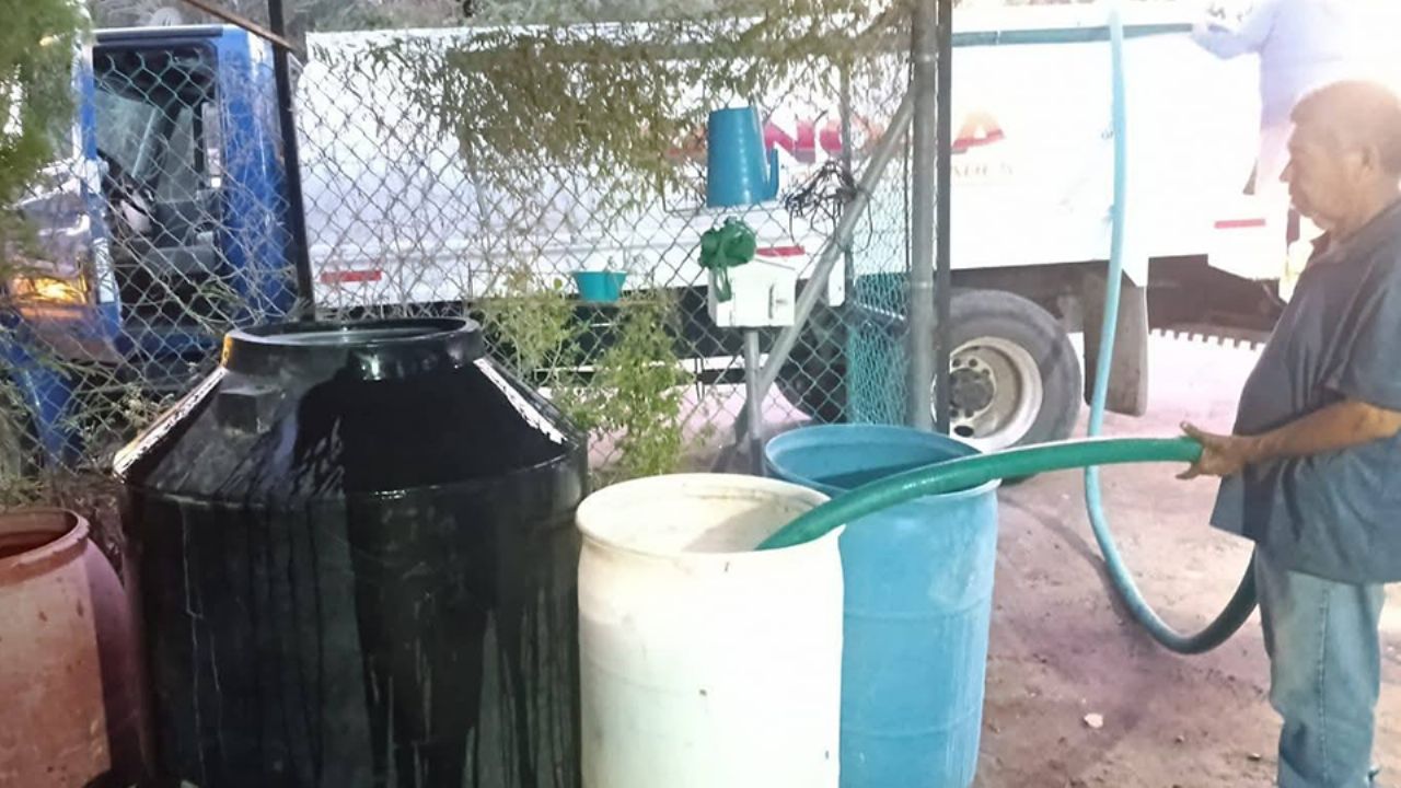 Gobierno de Durazo atiende desabasto de agua en Empalme; dan rápida solución