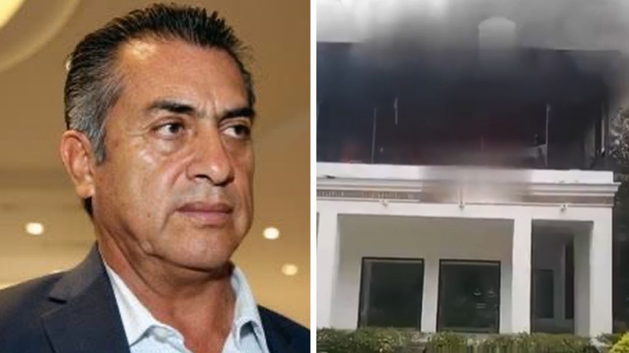 VIDEO: Sujeto provoca incendio en domicilio de ‘El Bronco’ y es sometido a balazos
