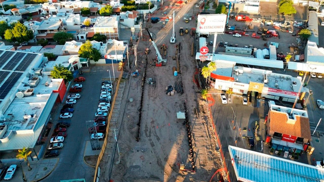 Hermosillo: Avanza la construcción del puente a desnivel de Colosio y Solidaridad
