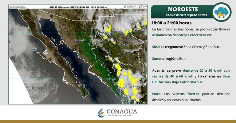 Así será el clima en Sonora esta noche