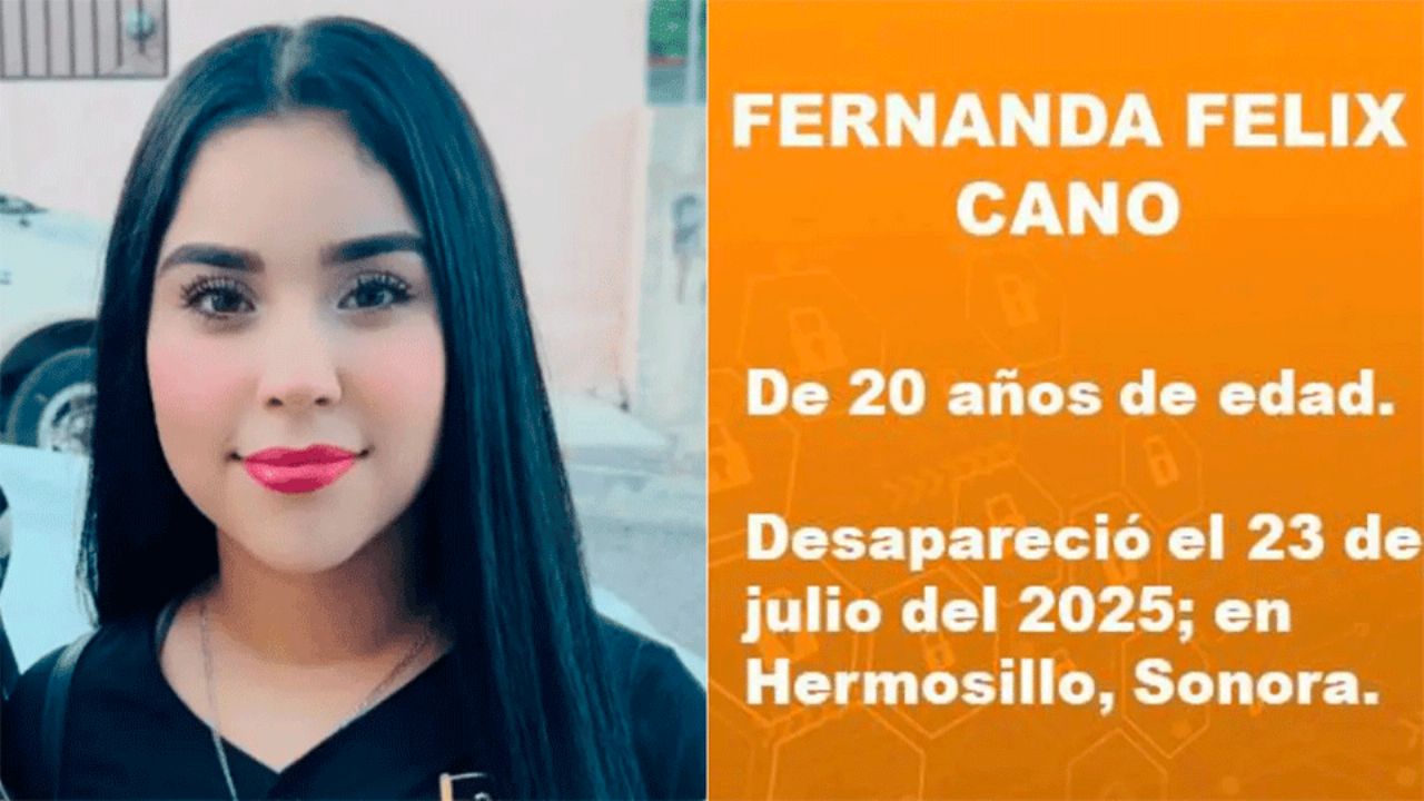 Desapareció Fernanda Félix Cano al salir de su casa en Hermosillo; activan Protocolo Alba