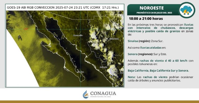 Este es el pronóstico del clima para Sonora en la noche