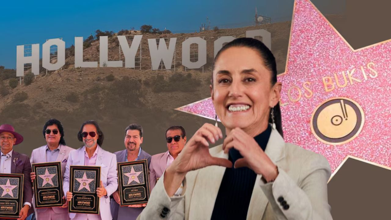 Los Bukis reciben homenaje en ‘La Mañanera’ de Sheinbaum por estrella en Hollywood