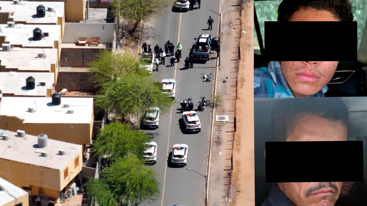 En cuestión de minutos, capturan a par de motosicarios en Hermosillo; intentaron matar a sujeto